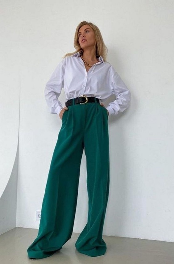 Широкі літні жіночі брюки